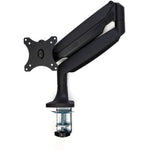 StarTech.com Desk Mount Monitor Arm - Heavy Duty Ergonomic VESA Monitor Arm - Single 9kg Display - Full Motion, Height Adjustable, Articulating - Aluminum - C-Clamp/Grommet- Black
