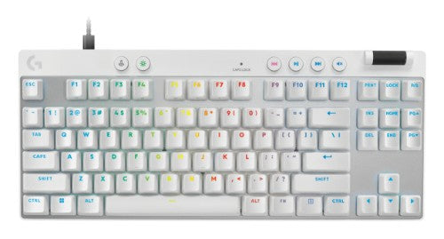 Logitech G 920-013243 keyboard Gaming USB English White
