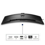 Philips 5000 series 49B2U5900CH/75 computer monitor 124 cm (48.8") 5120 x 1440 pixels Dual QHD LCD Black