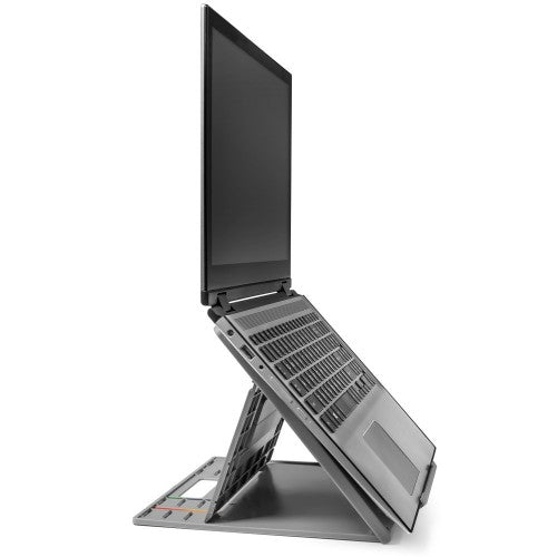 Kensington SmartFit® Easy Riser™ Go Adjustable Ergonomic Laptop Riser and Cooling Stand for up to 17" Laptops