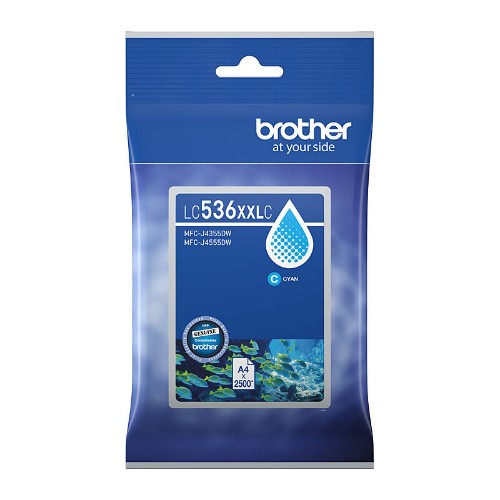 Brother LC536XXLC ink cartridge 1 pc(s) Original Extra (Super) High Yield Cyan
