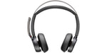 HP Poly Voyager Focus 2 Microsoft Teams Certified USB-C-C Headset +USB-C/A Adapter +Charging Stand