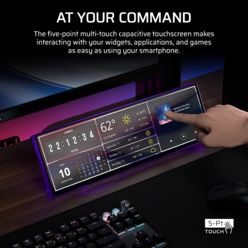 Corsair XENEON EDGE computer monitor 36.8 cm (14.5") 2560 x 720 pixels LCD Touchscreen Purple
