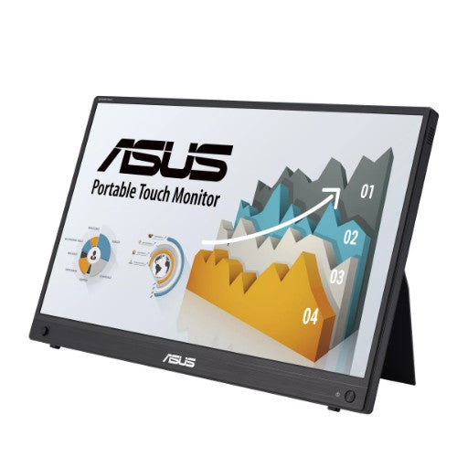 ASUS ZenScreen MB16AMTR computer monitor 39.6 cm (15.6") 1920 x 1080 pixels Full HD LCD Touchscreen Black