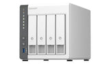 QNAP TS-433 NAS Tower ARM Cortex-A55 4 GB 16 TB HDD QNAP Turbo System White