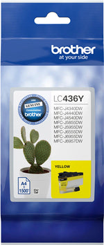 Brother LC436Y ink cartridge 1 pc(s) Original Yellow