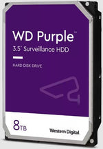 Western Digital Blue Purple internal hard drive 8 TB 5400 RPM 256 MB 3.5" Serial ATA III