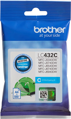 Brother LC432C ink cartridge 1 pc(s) Original Cyan