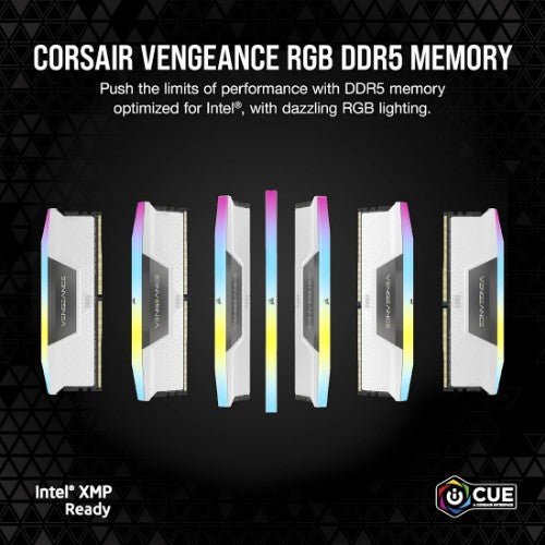 Corsair Vengeance RGB CMH16GX5M2B5200Z40 memory module 16 GB 2 x 8 GB DDR5 5200 MT/s 288-pin DIMM
