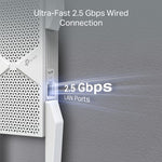 TP-Link BE11000 Network transmitter & receiver White 2500 Mbit/s