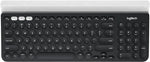 Logitech 920-008028 keyboard Universal RF Wireless + Bluetooth English White
