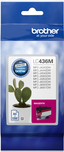 Brother LC436M ink cartridge 1 pc(s) Original High (XL) Yield Magenta