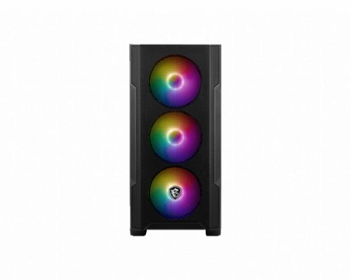 MSI MAG Forge M100R Midi Tower Black, Transparent