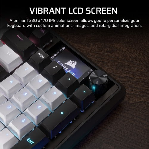Corsair VANGUARD 96 keyboard Gaming USB QWERTY US English Black, White