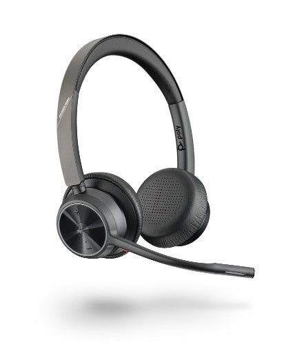 HP Poly Voyager 4320-M Microsoft Teams Certified Headset +BT700 dongle +Charging Stand