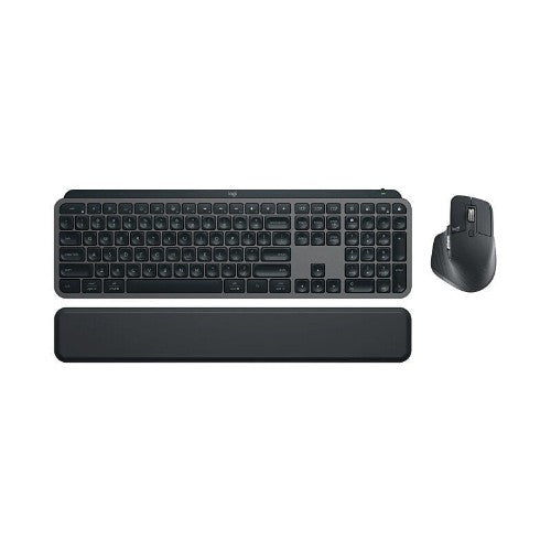 Logitech 920-010937 keyboard Mouse included Office RF Wireless + Bluetooth QWERTY US English Graphite