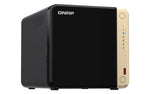 QNAP TS-464 NAS Tower Intel® Celeron® N5095 8 GB DDR4 16 TB HDD QNAP Turbo System Black, Gold
