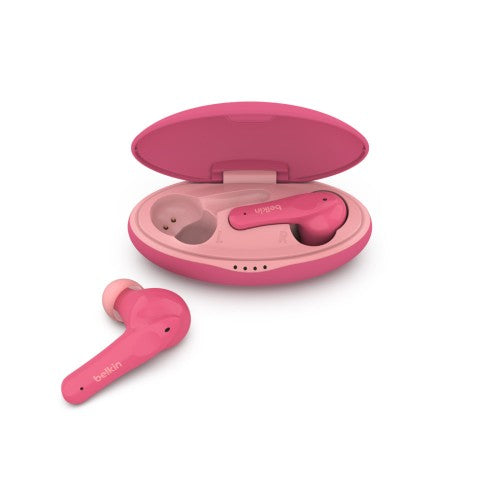 Belkin Soundform Nano Headphones Wireless In-ear Calls/Music Micro-USB Bluetooth Pink