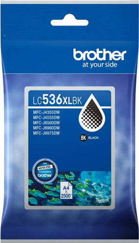 Brother LC536XLBK ink cartridge 1 pc(s) Original High (XL) Yield Black