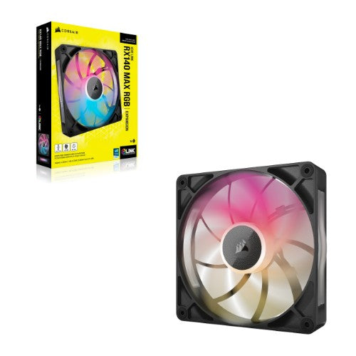 Corsair iCUE LINK RX140 MAX RGB Computer case Fan 14 cm Black 1 pc(s)