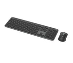 Logitech Signature Slim Combo MK950 keyboard Mouse included Office RF Wireless + Bluetooth QWERTY English Graphite