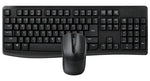 Rapoo X1800Pro keyboard Mouse included Universal RF Wireless QWERTY English Black