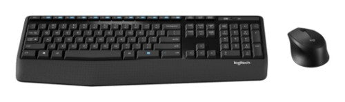 Logitech MK345 Comfort Wireless and Mouse Combo keyboard Mouse included Office RF Wireless QWERTY English Black