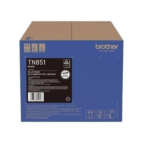 Brother TN851BK toner cartridge 1 pc(s) Original Black