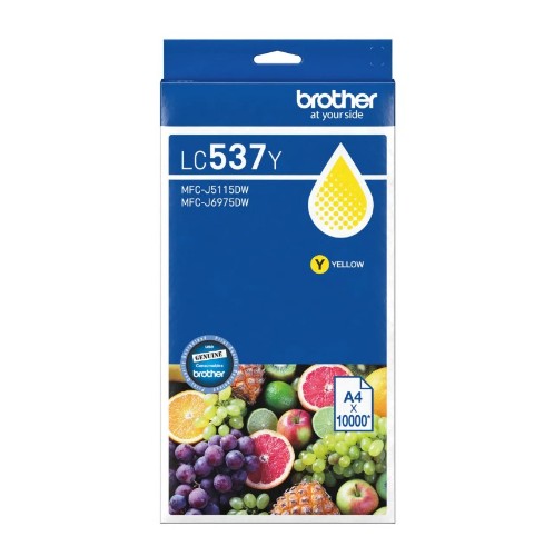 Brother LC537Y ink cartridge 1 pc(s) Original Ultra High Yield Yellow