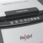 Rexel Optimum AutoFeed+ 150X paper shredder Cross shredding 55 dB 22 cm Black, Silver