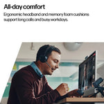 HP Poly Voyager Focus 2 Microsoft Teams Certified USB-C-C Headset +USB-C/A Adapter +Charging Stand