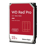 Western Digital Red Pro internal hard drive 22 TB 7200 RPM 512 MB 3.5" Serial ATA III