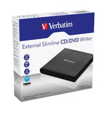Verbatim Slimline CD/DVD optical disc drive DVD-RW Black