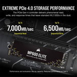 Corsair MP600 ELITE 2 TB M.2 PCI Express 4.0 NVMe 3D TLC