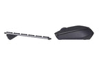 Rapoo 9010M keyboard Mouse included Office RF Wireless + Bluetooth QWERTZ Black