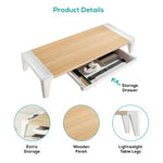 MBeat activiva ErgoLife Freestanding White, Wood