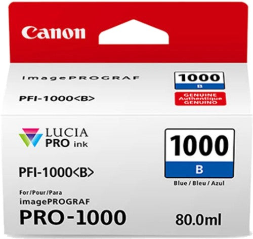 Canon PFI-1000B Blue Ink Cartridge