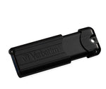Verbatim Antibacterial PinStripe USB 3.2 Gen 1 Drive USB flash drive 256 GB USB Type-A 3.2 Gen 1 (3.1 Gen 1) Black
