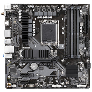GIGABYTE B760M DS3H AX DDR4 Motherboard - Supports Intel Core 14th Gen CPUs, 6+2+1 Phases Digital VRM, up to 5333MHz DDR4 (OC), 2xPCIe 4.0 M.2, Wi-Fi 6E, 2.5GbE LAN, USB 3.2 Gen2