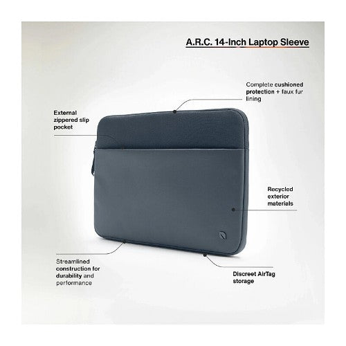 Incase A.R.C. Sleeve With ReSpun 100% Recycled Polyester for 14-inch Laptop (M1-M4, 2021-2024)
