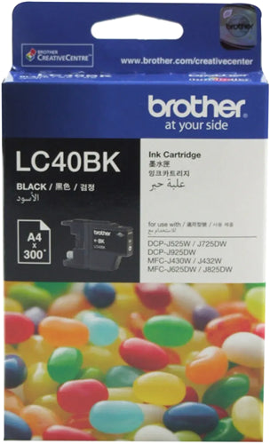 Brother LC40BK ink cartridge 1 pc(s) Original Black