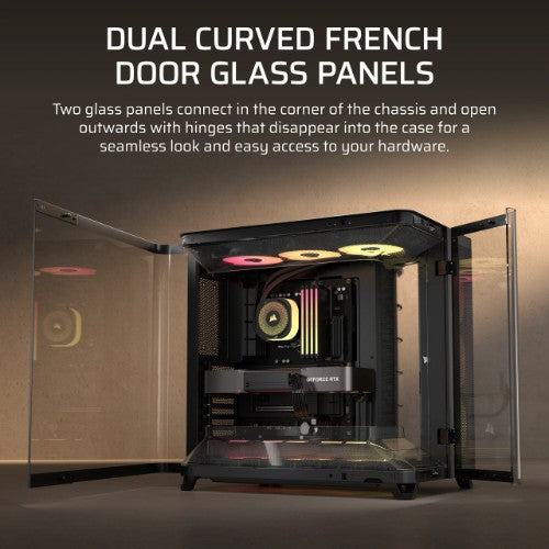 Corsair AIR 5400 RS-R ARGB Midi Tower Black
