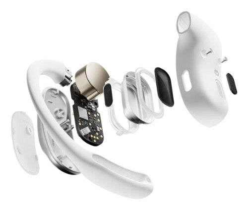 SHOKZ OpenFit Air, weiss Headset Wireless Ear-hook Calls/Music/Sport/Everyday Bluetooth White