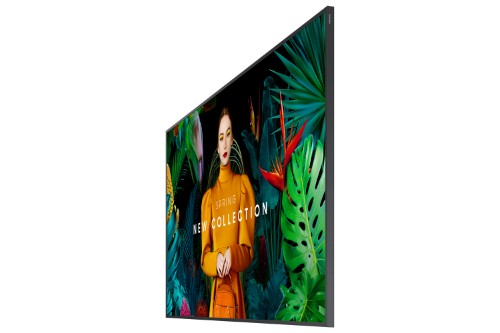 Samsung LH50QMCEPGCXXY Signage Display Digital signage flat panel 127 cm (50") LED Wi-Fi 500 cd/m² 4K Ultra HD Black Tizen 24/7