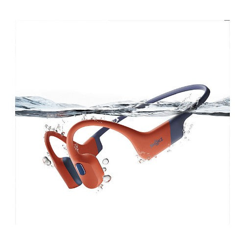 SHOKZ OpenSwim Pro Headset Wireless Neck-band Sports Bluetooth Black, Red