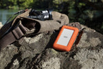 LaCie Rugged Secure external hard drive 2 TB Orange, White