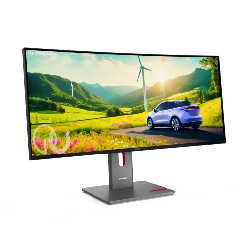 Lenovo ThinkVision P34WD-40 computer monitor 86.4 cm (34") 3440 x 1440 pixels Wide Quad HD LCD Black