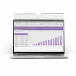 StarTech.com 14.1-inch 16:10 Flip-Up Privacy Screen with Touch, Anti-Glare Blue Light Filter, Laptop Monitor Screen Protector, +/- 30 Deg. View Angle