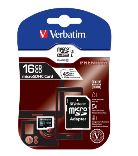 Verbatim Premium 16 GB MicroSDHC Class 10