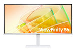 Samsung LS34C650TAEXXY computer monitor 86.4 cm (34") 3440 x 1440 pixels UltraWide Quad HD LED White